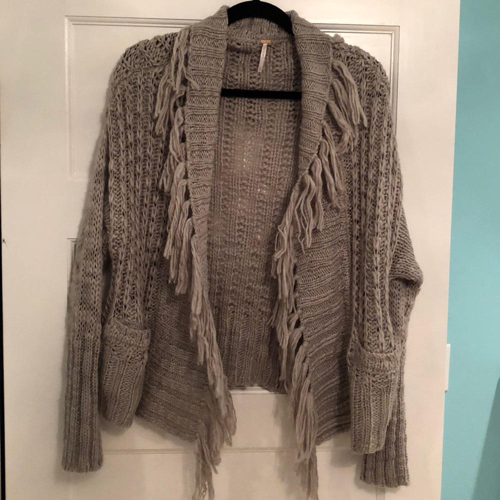 Free people grey sweater